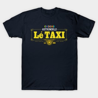 Houston Astro Theme Park Taxi Logo - Yellow T-Shirt